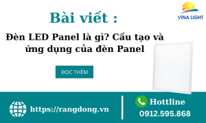 Đèn LED Panel là gì Cấu tạo và ứng dụng của đèn Panel