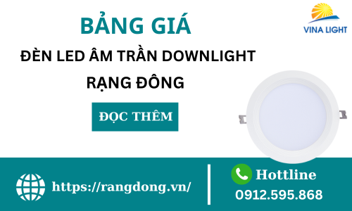 bang gia downlight rang dong